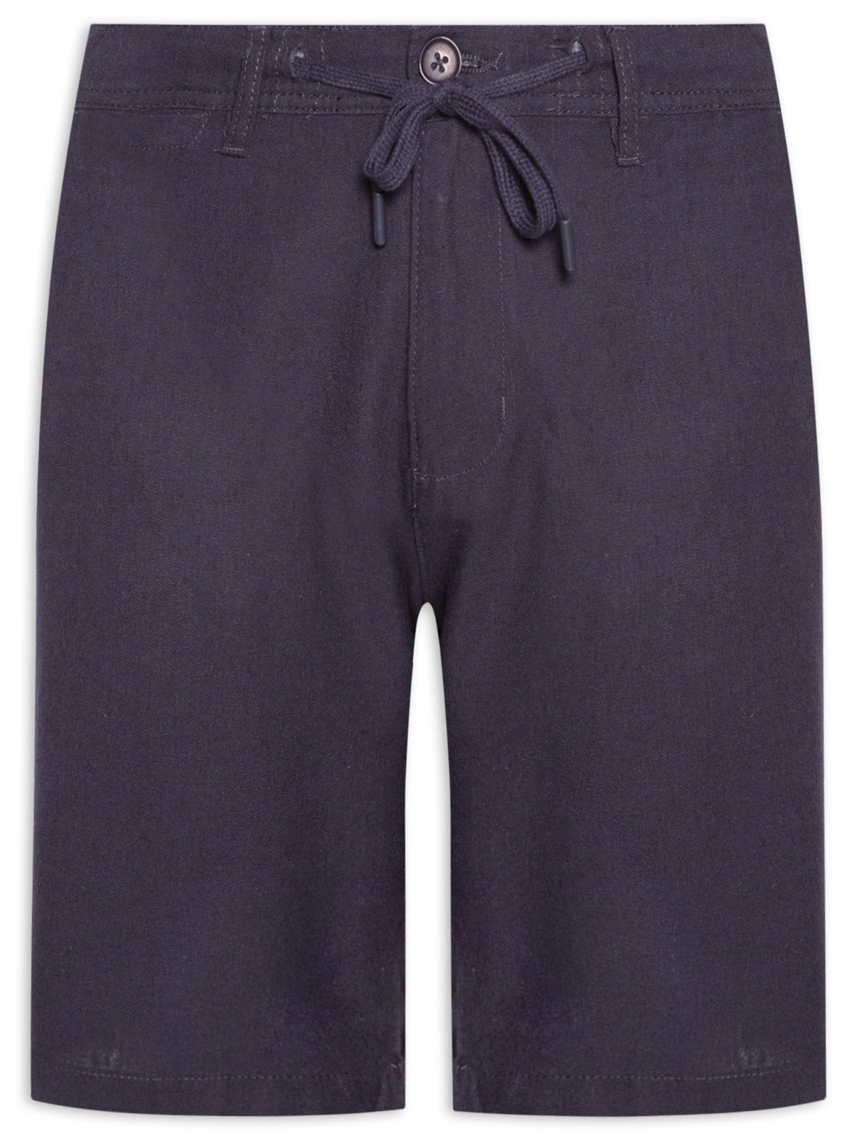 Bermuda Masculina Em Linho Azul '2 Essential