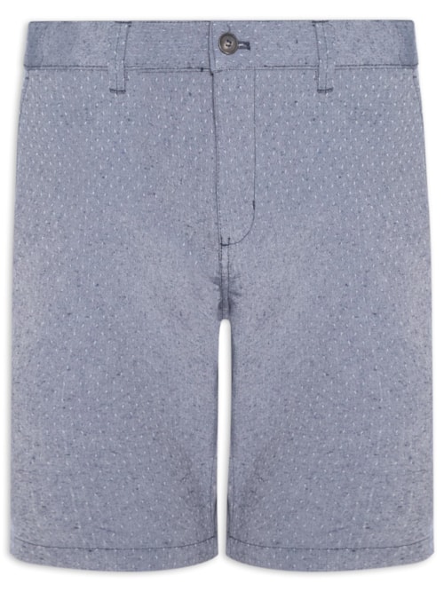 Bermuda Masculina Em Sarja - Azul