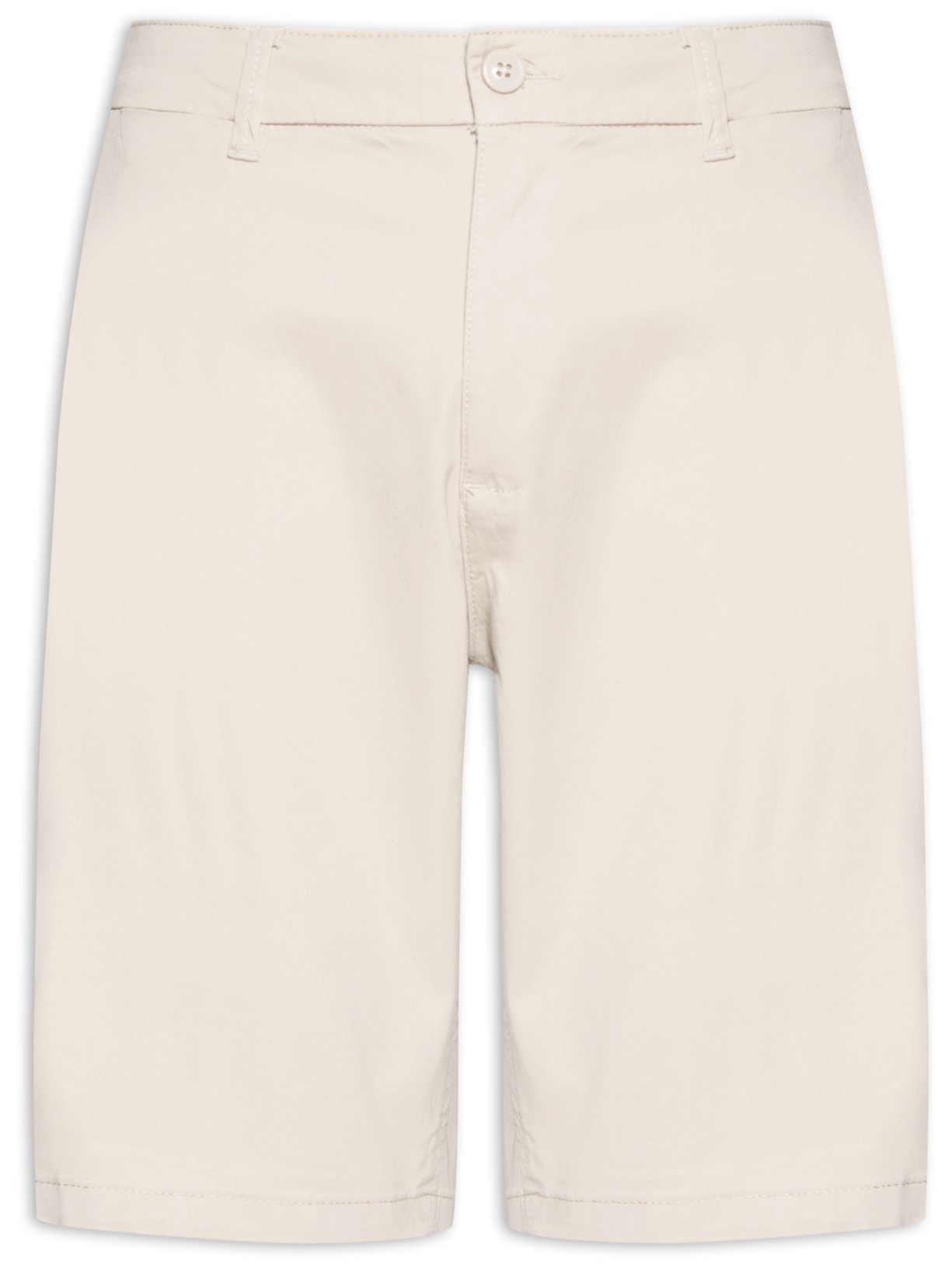 Bermuda Masculina Em Sarja - Bege