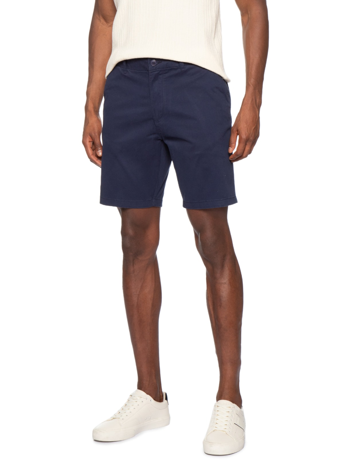 Bermuda Masculina em Sarja Bolsa Faca Azul '2 Essential