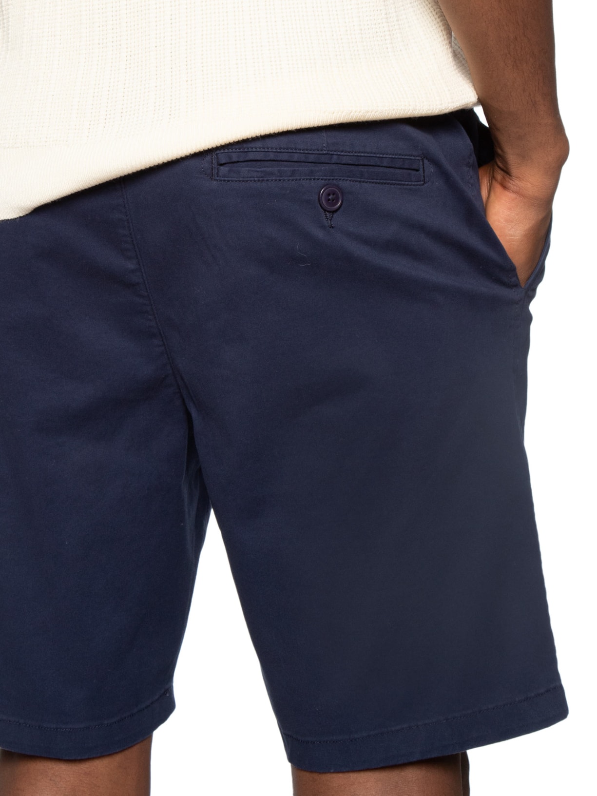 Bermuda Masculina em Sarja Bolsa Faca Azul '2 Essential