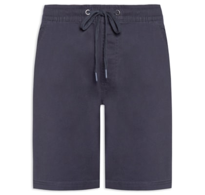 Bermuda Masculina Em Sarja Color - Azul