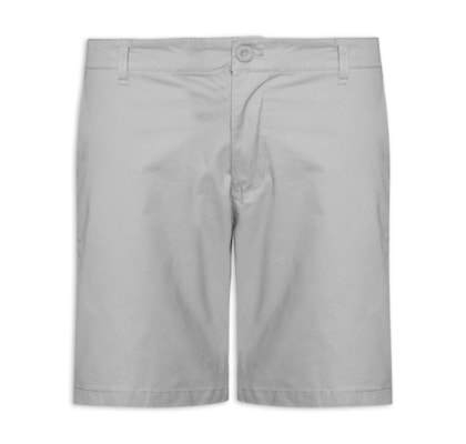 Bermuda Masculina Em Sarja Color - Cinza