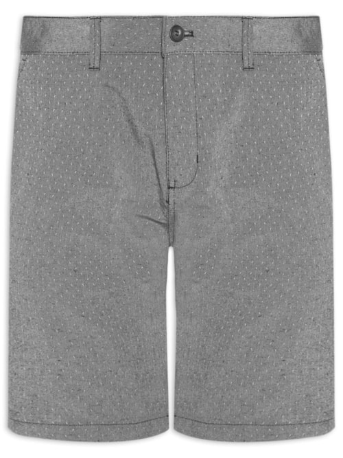 Bermuda Masculina Em Sarja - Preto