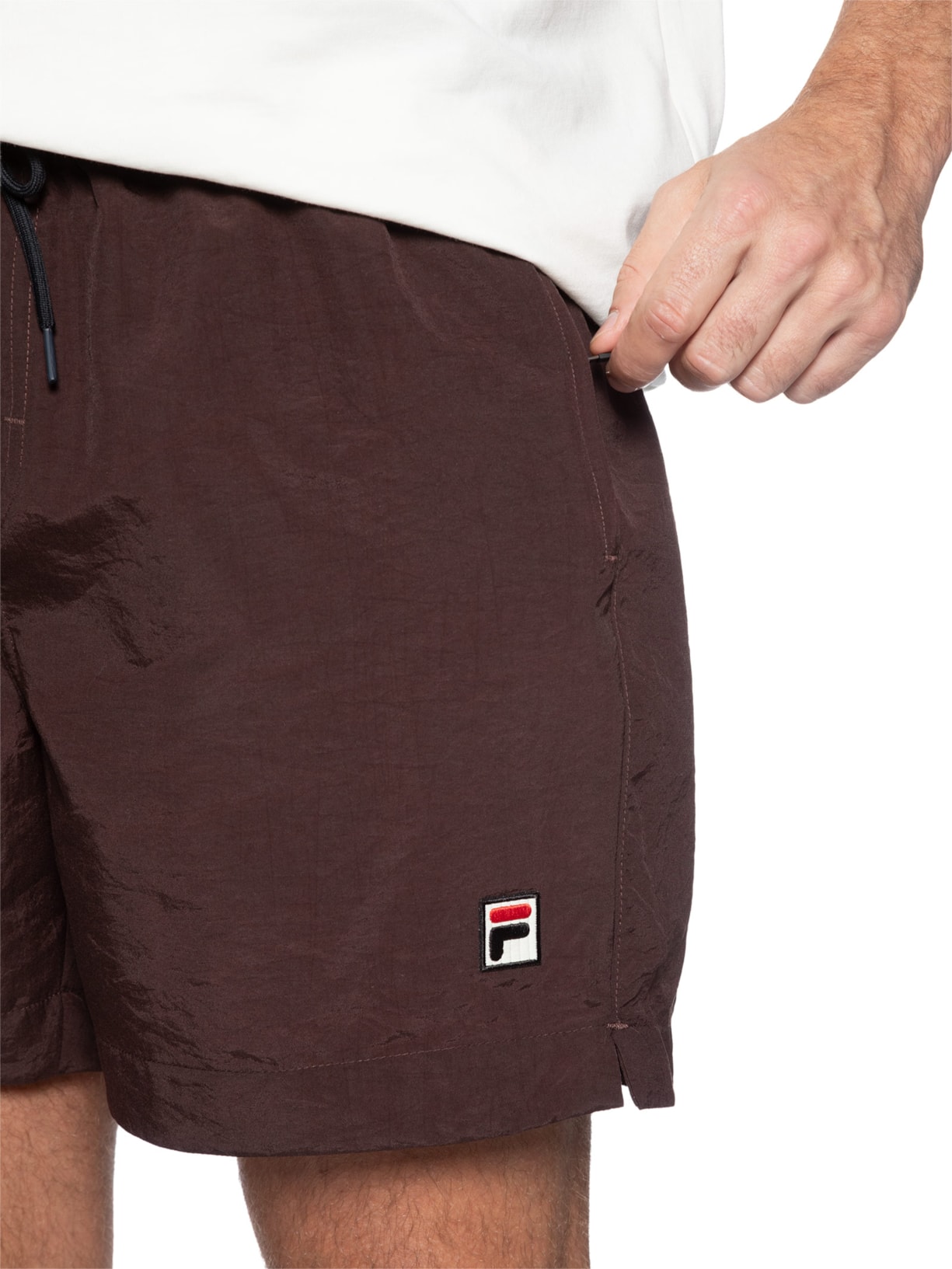 Bermuda Masculina Essential Gt Marrom Fila