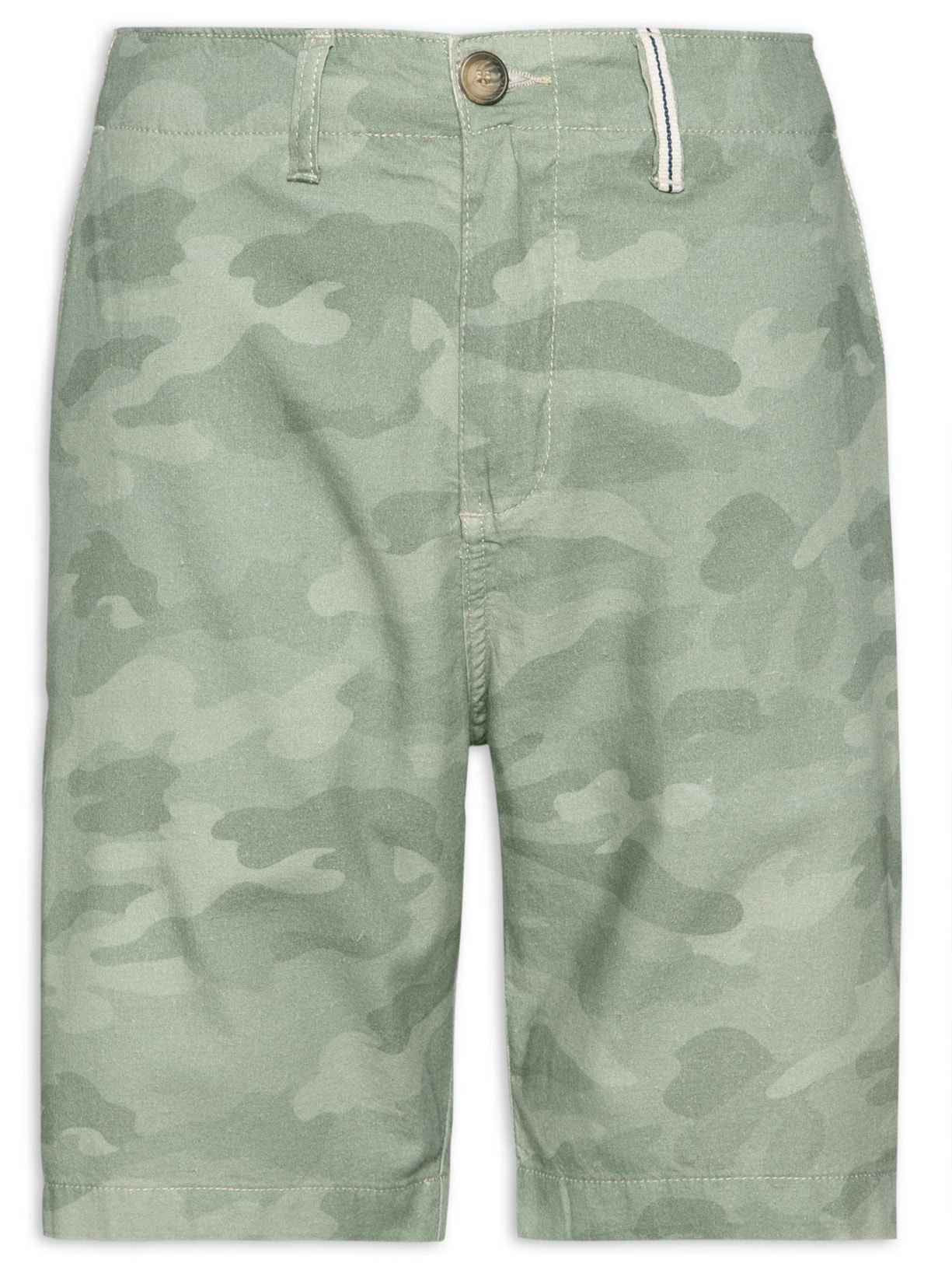 Bermuda Masculina Estampada Camuflada - Verde