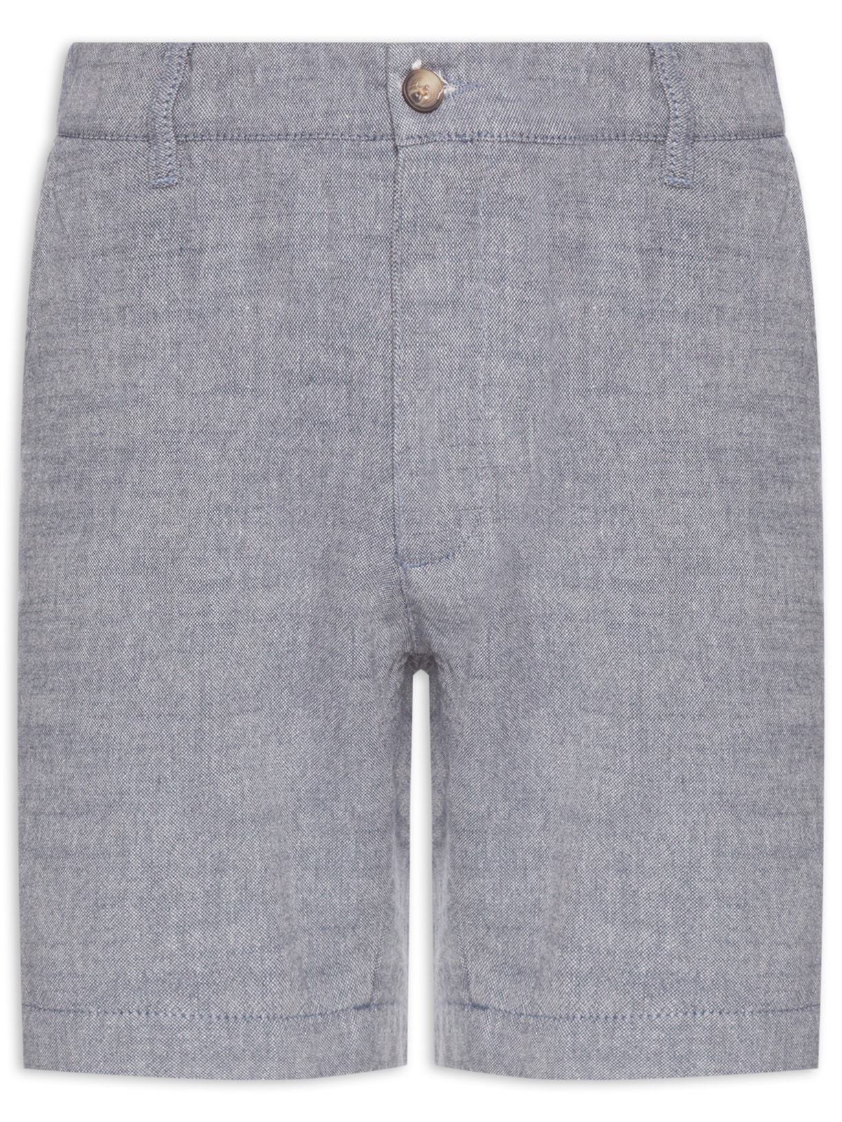 Bermuda Masculina Fit Lisa Mescla - Cinza