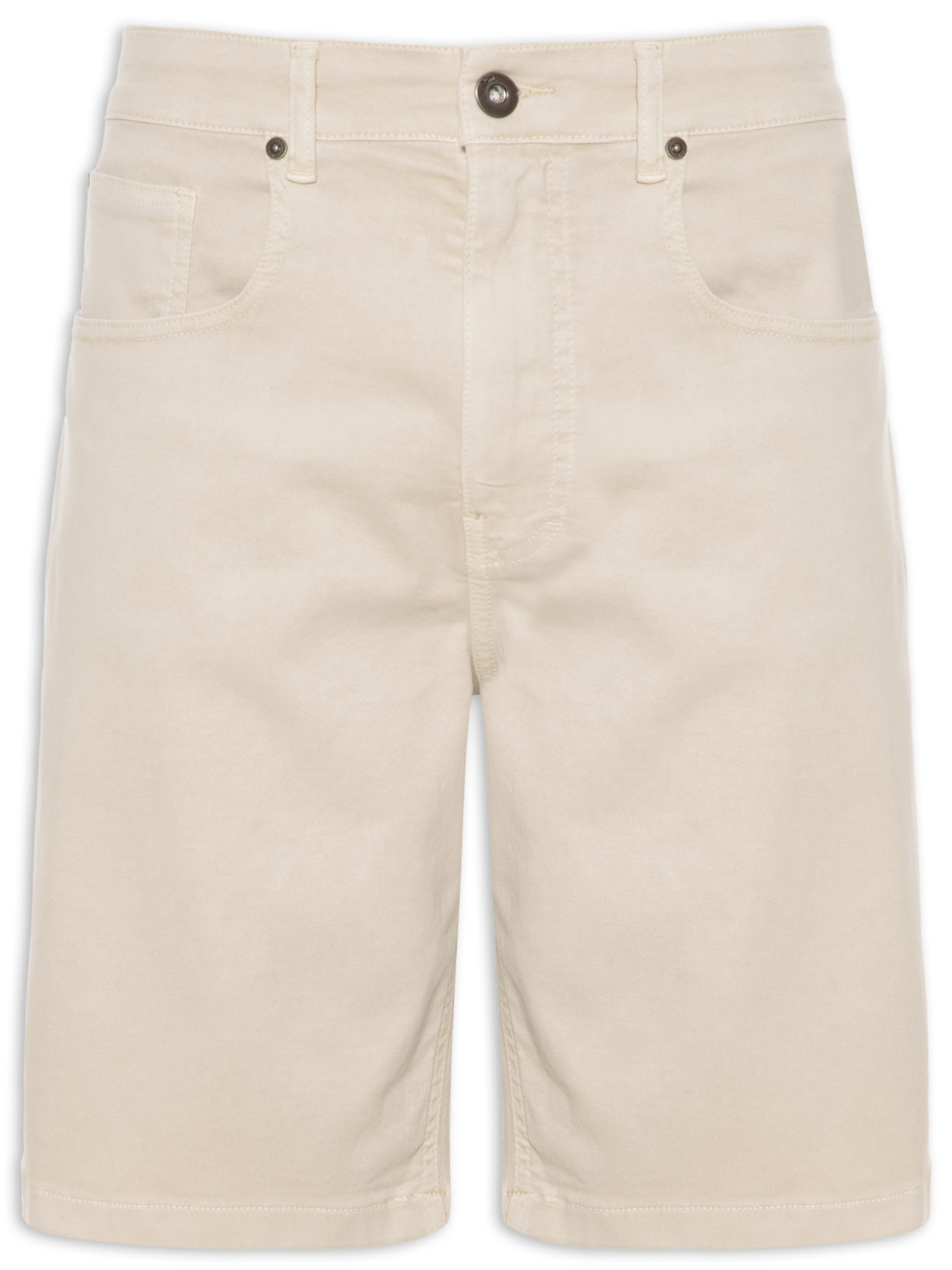 Bermuda Masculina Five Pockets Jogging - Bege