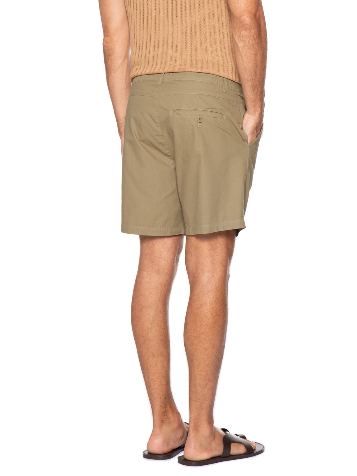 Bermuda Masculina Flow Cotton Bege Osklen