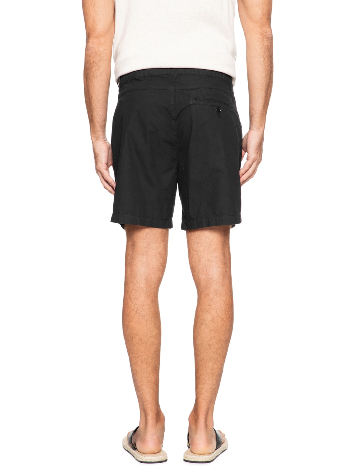 Bermuda Masculina Flow Cotton Preto Osklen