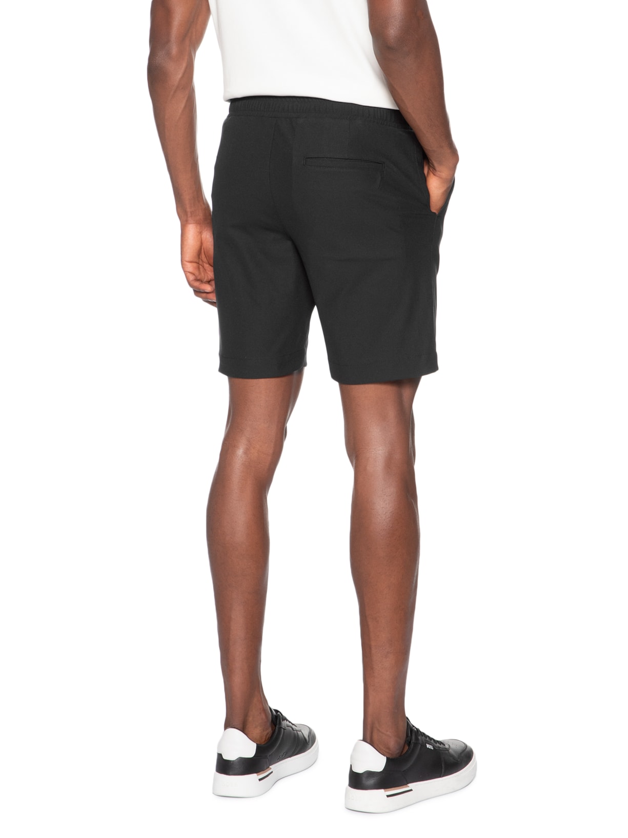 Bermuda Masculina Hi Tech Sport Preto Paramount Alfaiataria