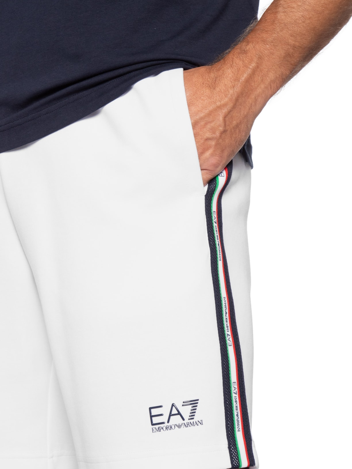 Bermuda Masculina Italian Spirit Branco Ea7 Emporio Armani