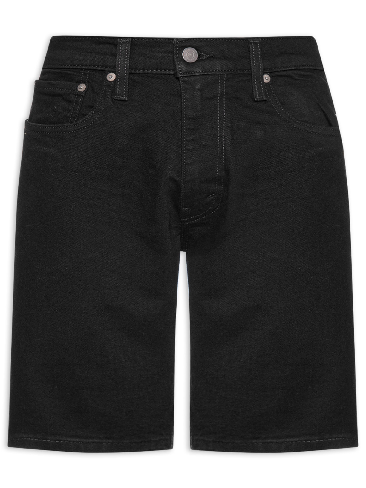 Bermuda Masculina Jeans 405 Standard Fit Preto Levi's