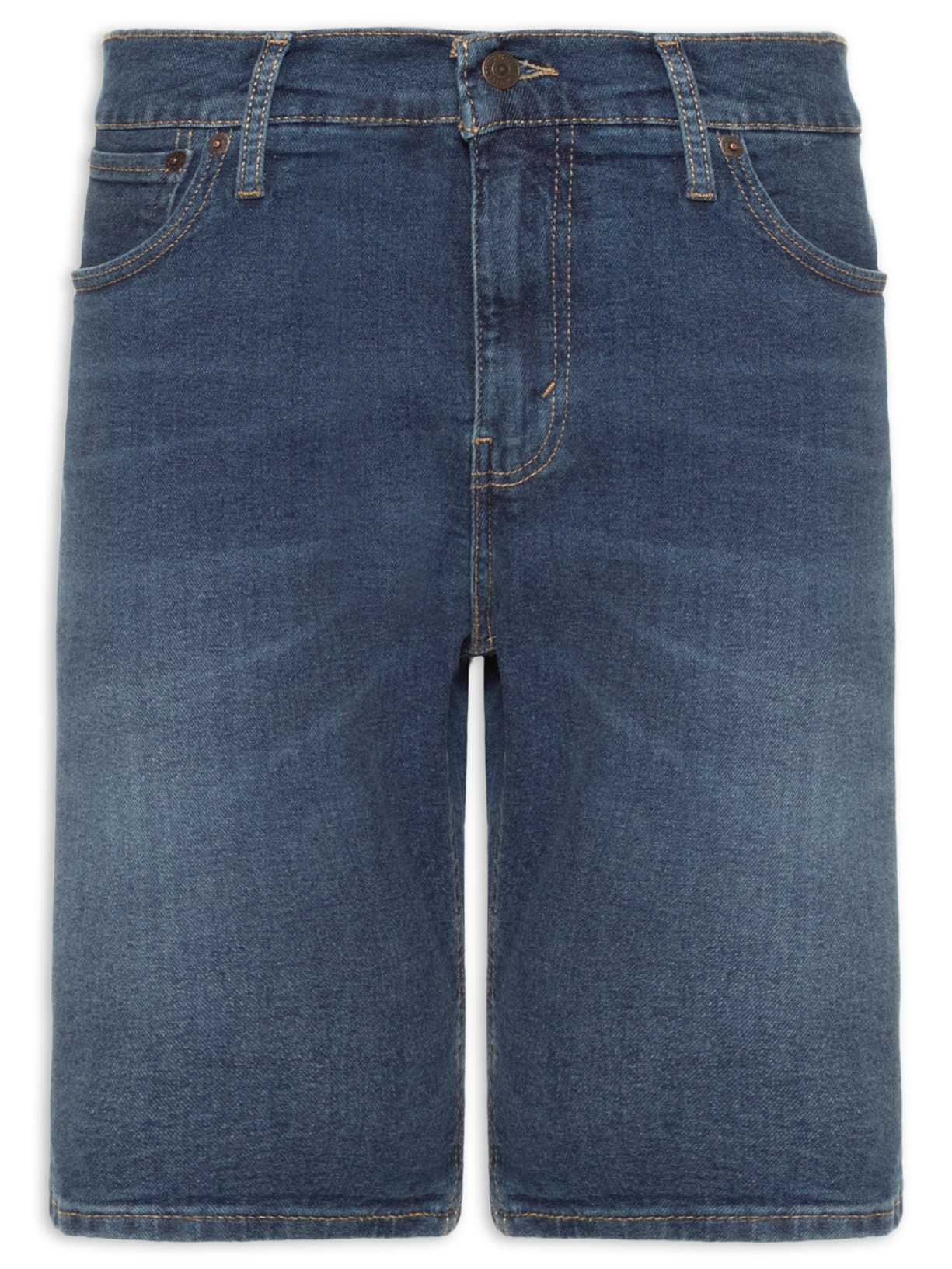 Bermuda Masculina Jeans 412 Slim Fit - Azul