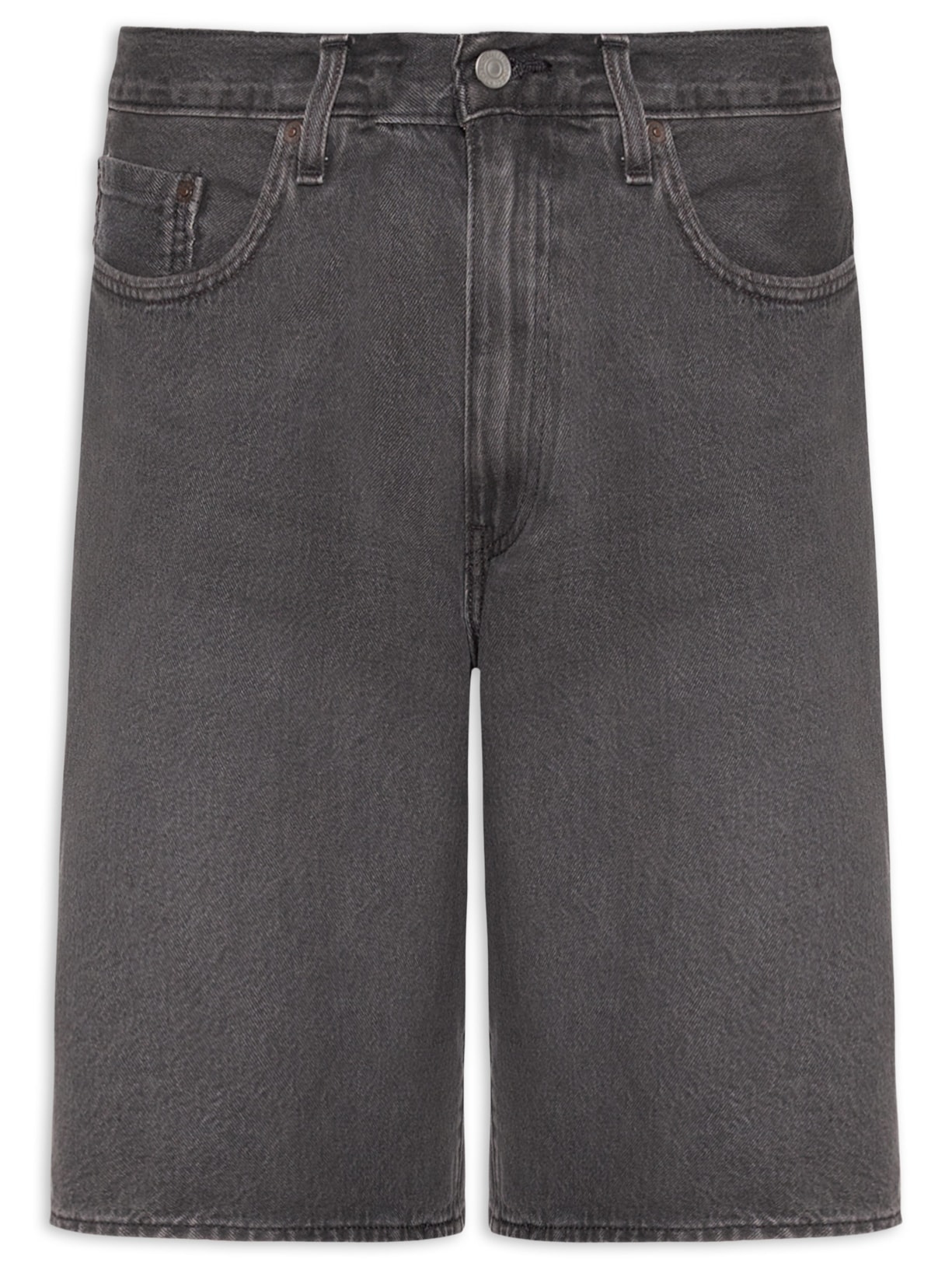 Bermuda Masculina Jeans 478 Baggy Cargo Preto Levi's