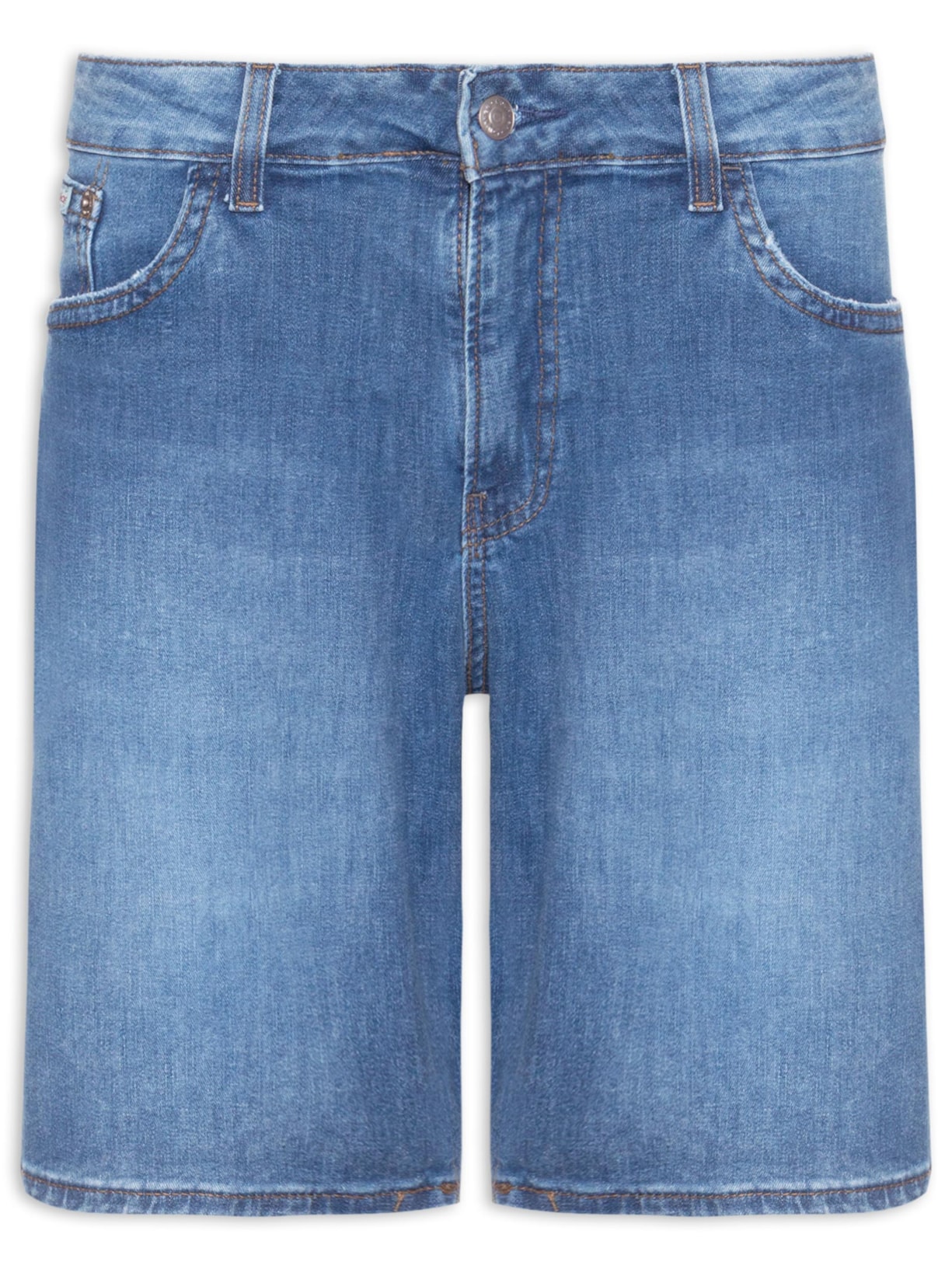 Bermuda Masculina Jeans 5 Pockets Azul Calvin Klein Jeans