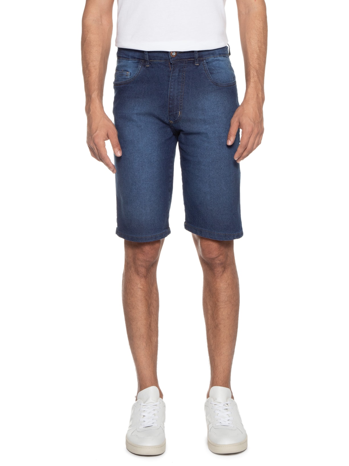 Bermuda Masculina Jeans Azul '2 Essential