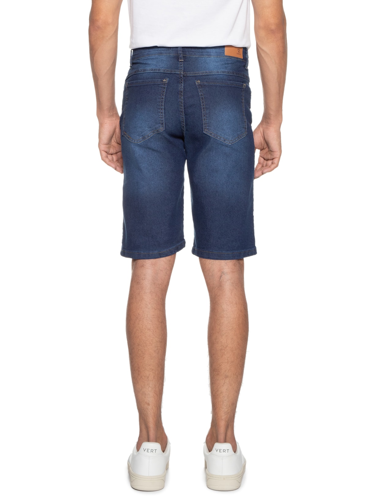 Bermuda Masculina Jeans Azul '2 Essential