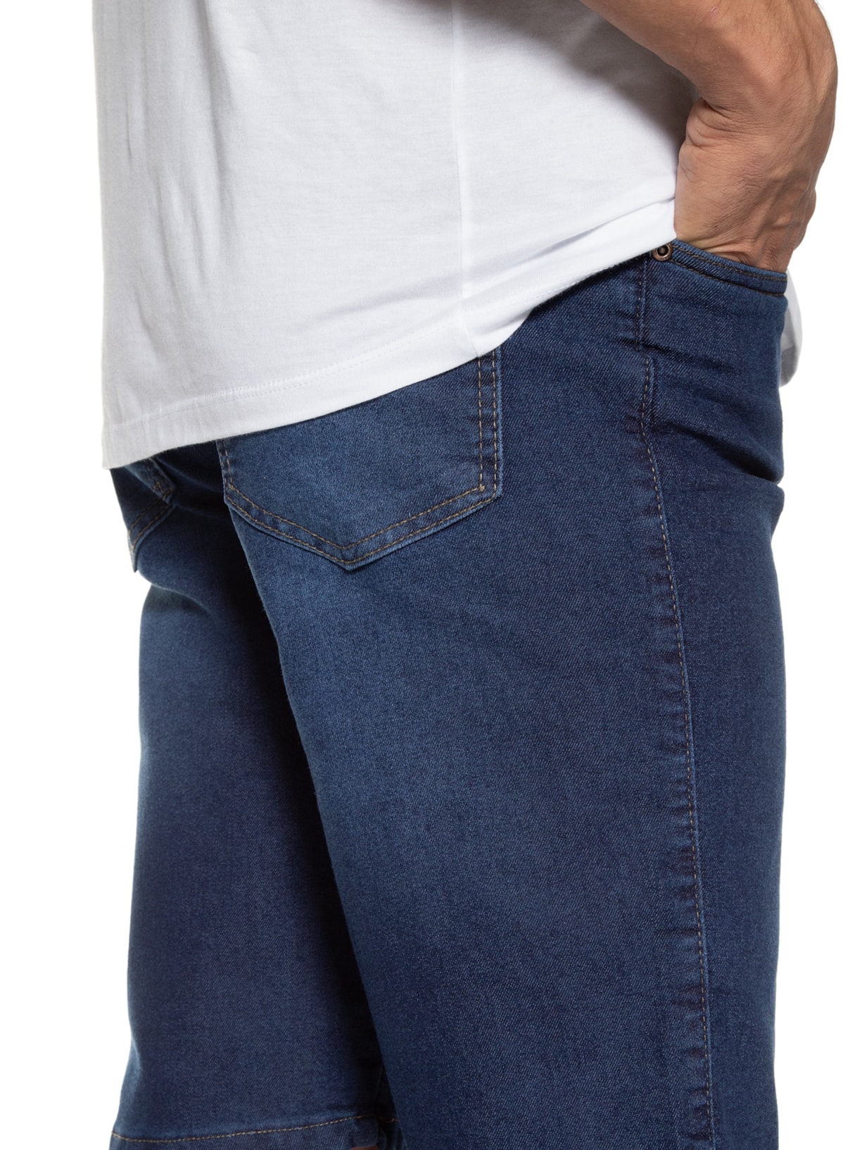 Bermuda Masculina Jeans Azul '2 Essential