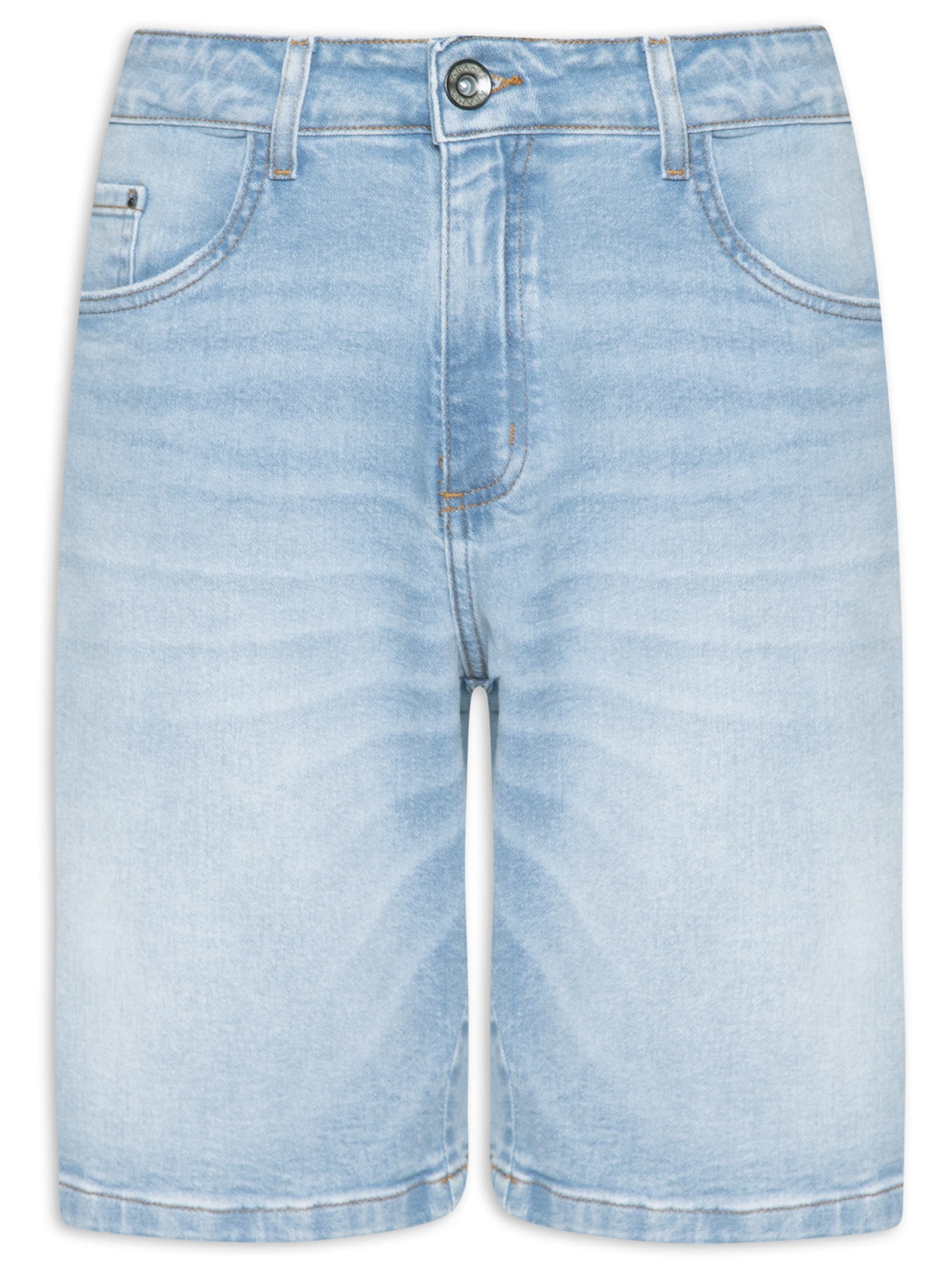 Bermuda Masculina Jeans Blue Delave - Azul