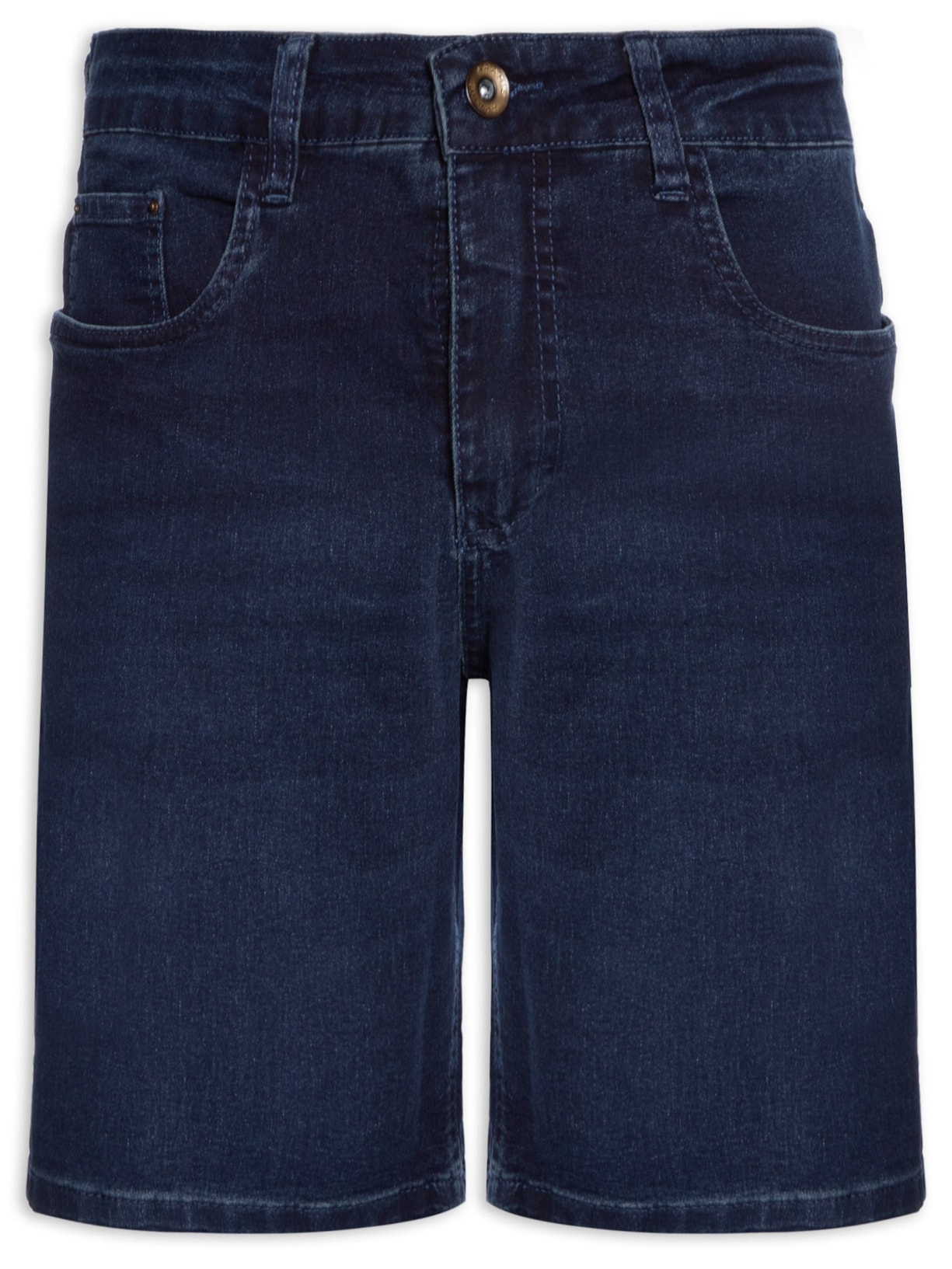 Bermuda Masculina Jeans Blue Sobretinta (PA) - Azul