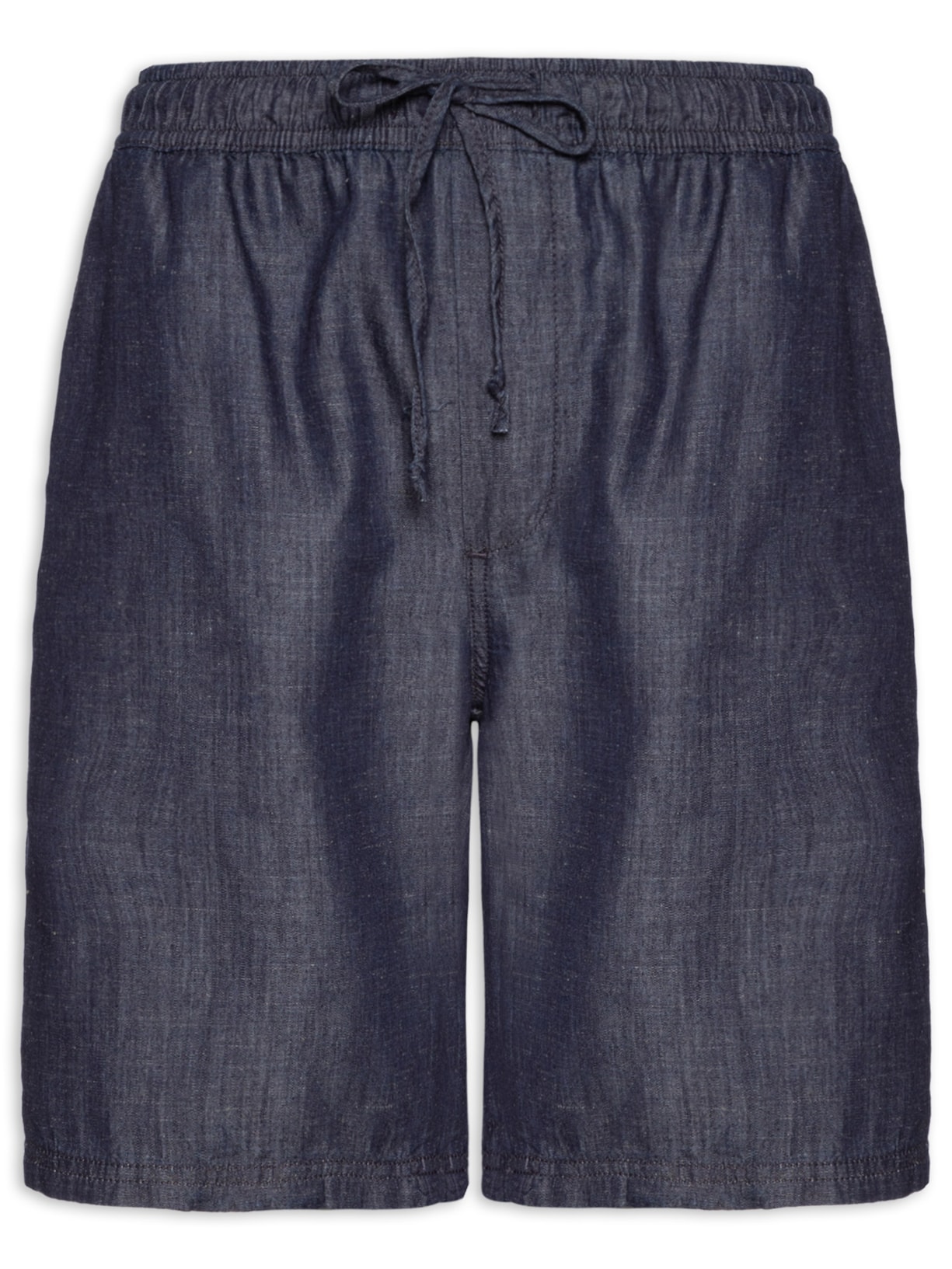 Bermuda Masculina Jeans Linho St Barths Azul Forum