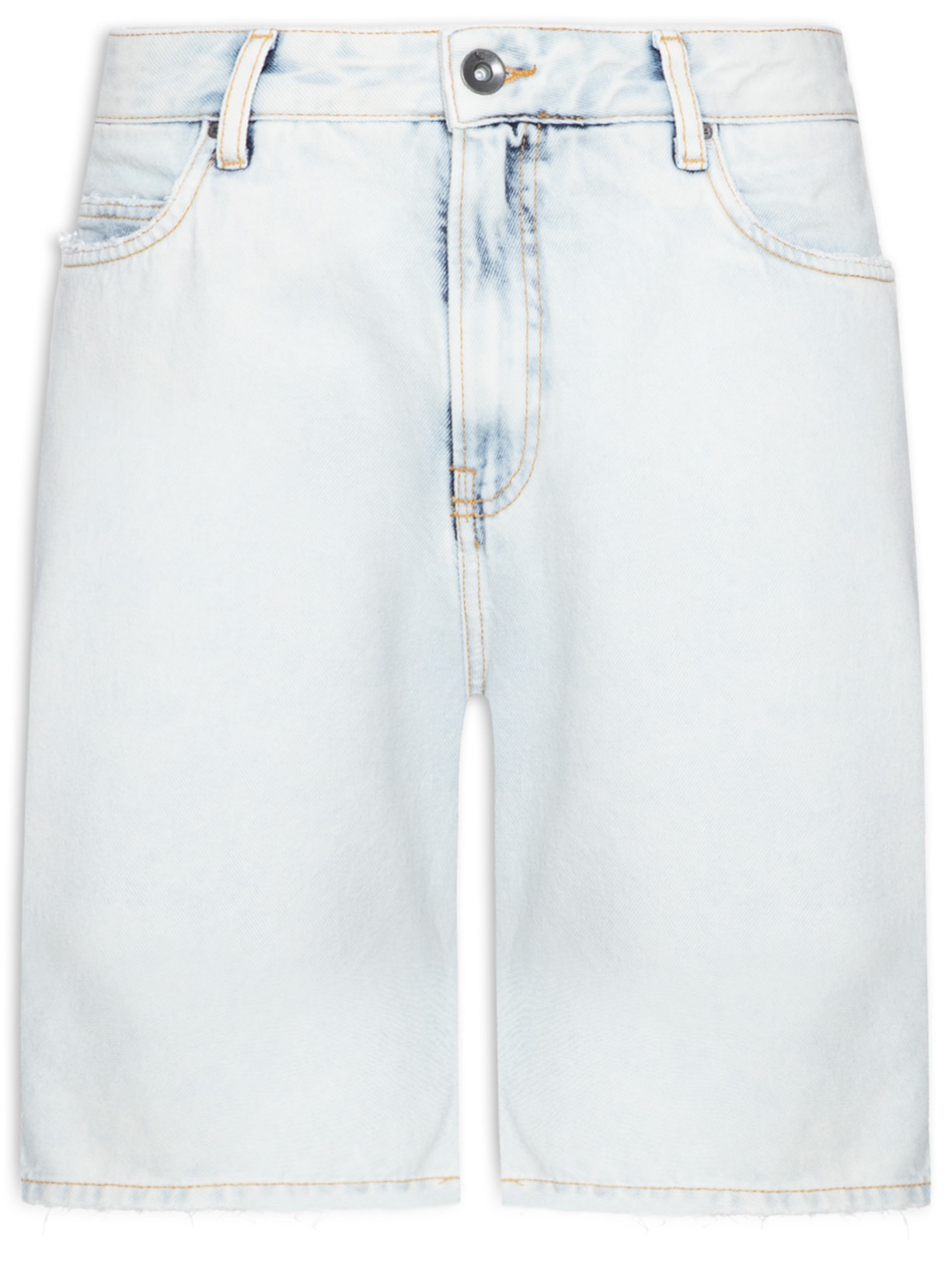 Bermuda Masculina Jeans Navy Wash - Azul