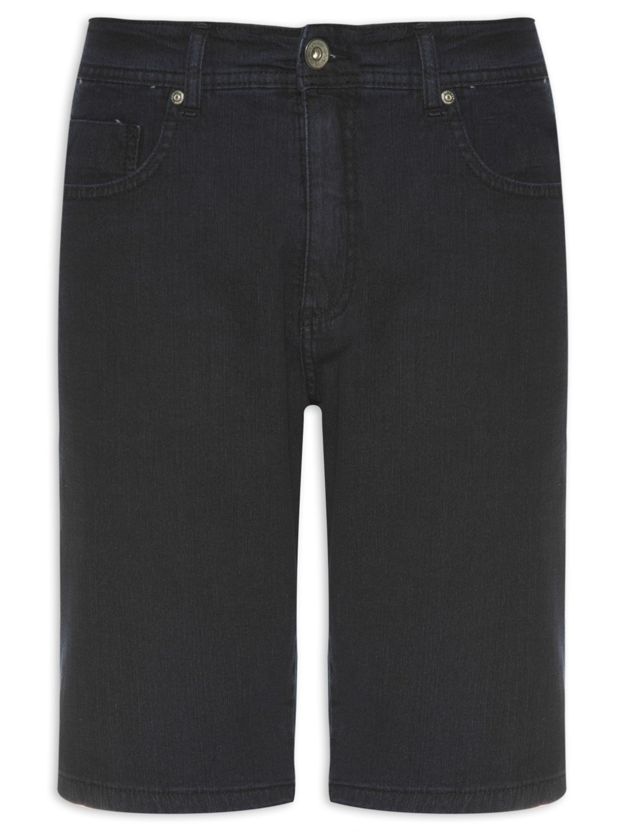 Bermuda Masculina Jeans Zwart - Azul