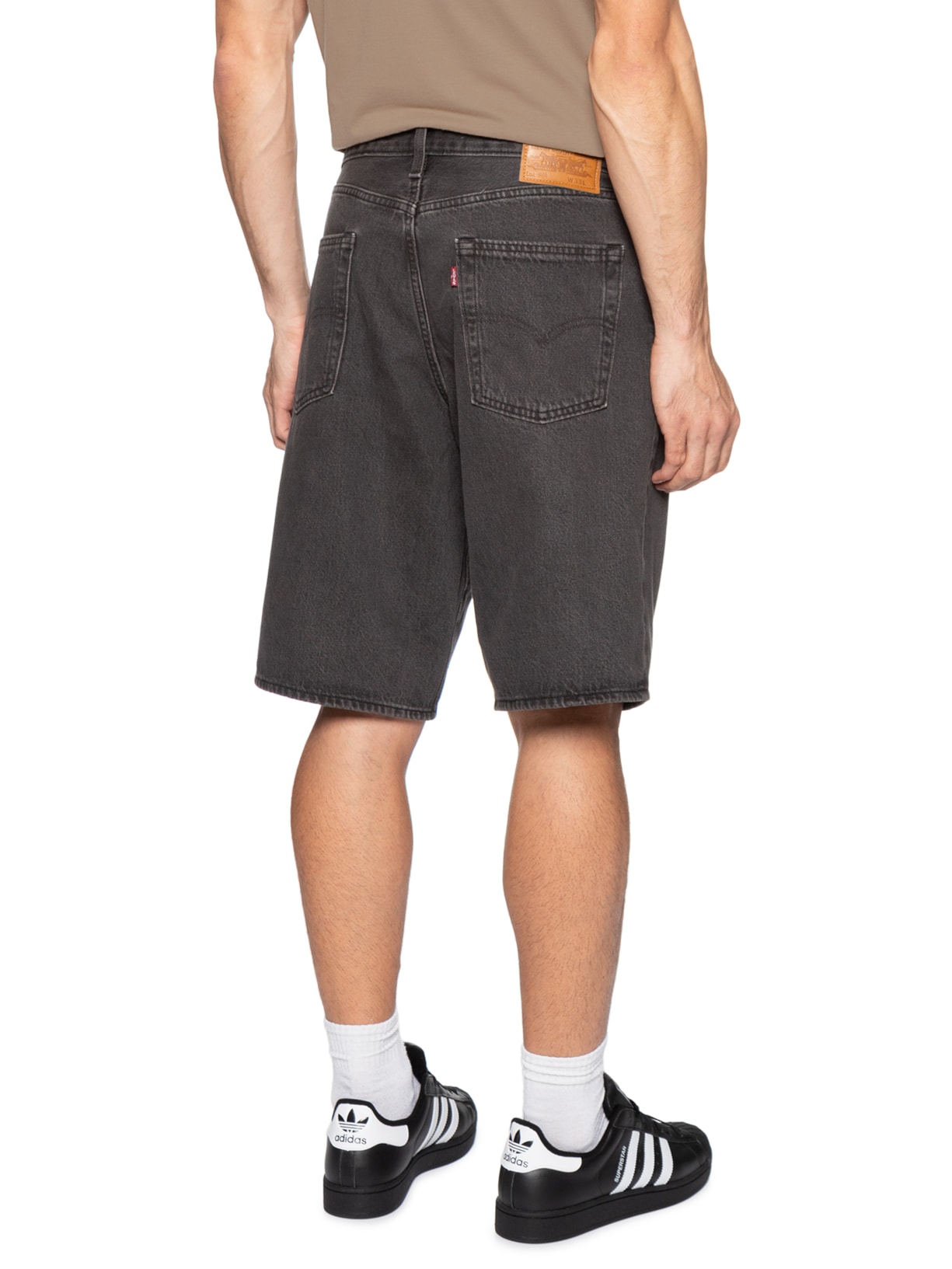 Bermuda Masculina Jeans® 478® Baggy Cargo Preto Levi's