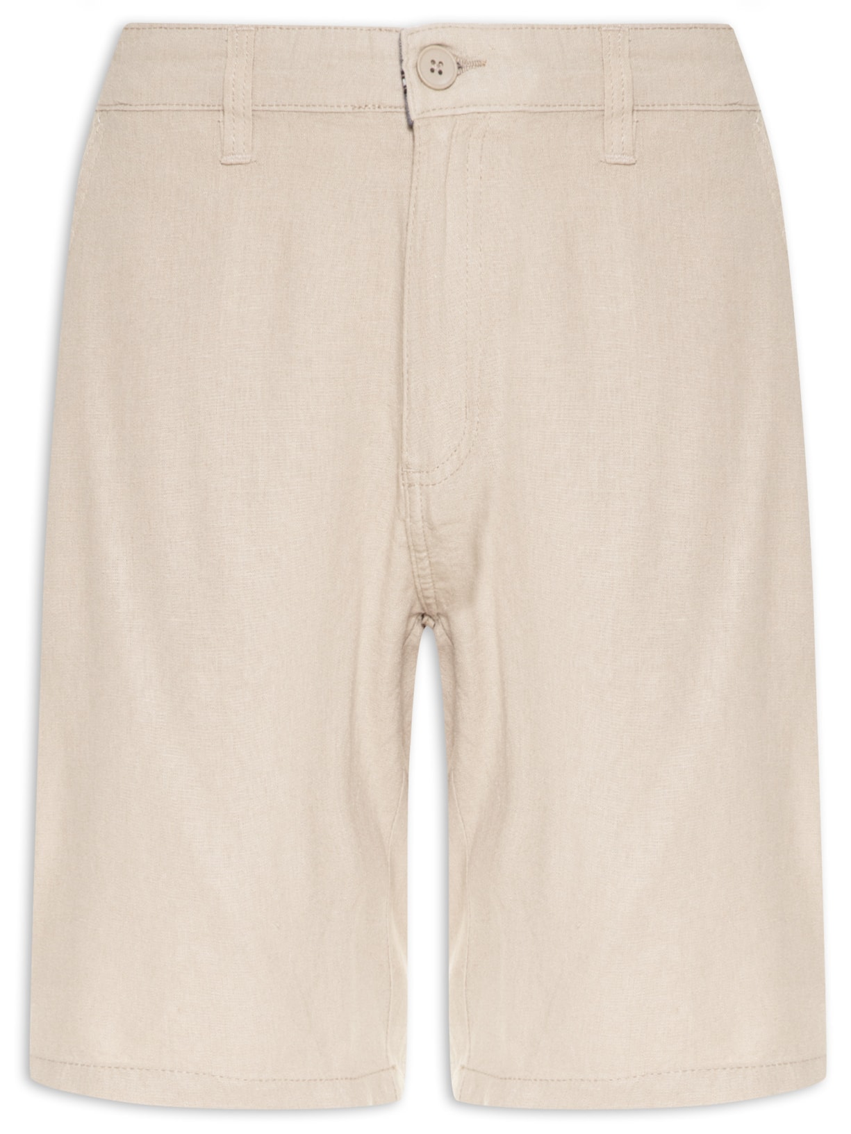 Bermuda Masculina Linho - Bege