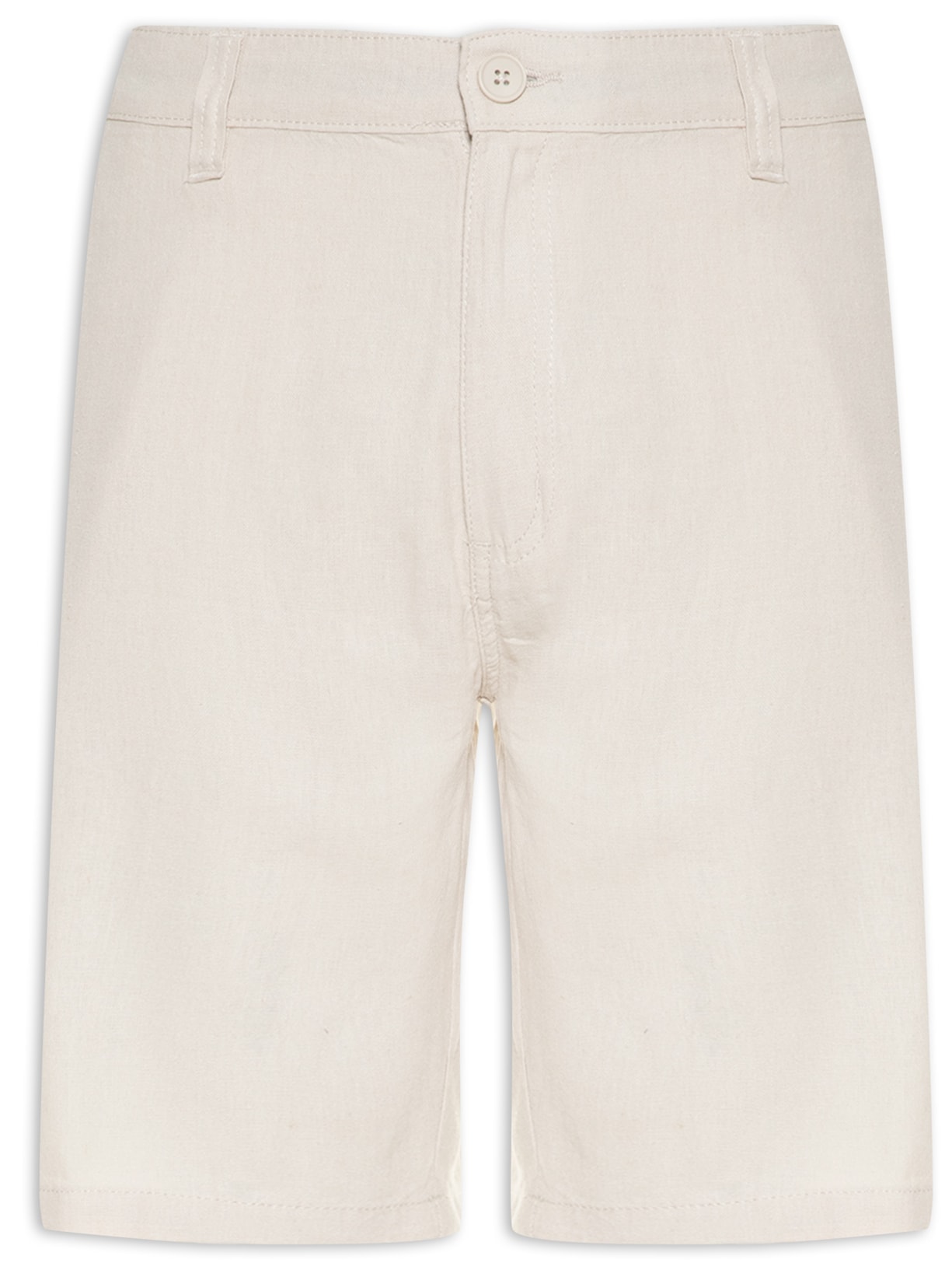 Bermuda Masculina Linho - Bege
