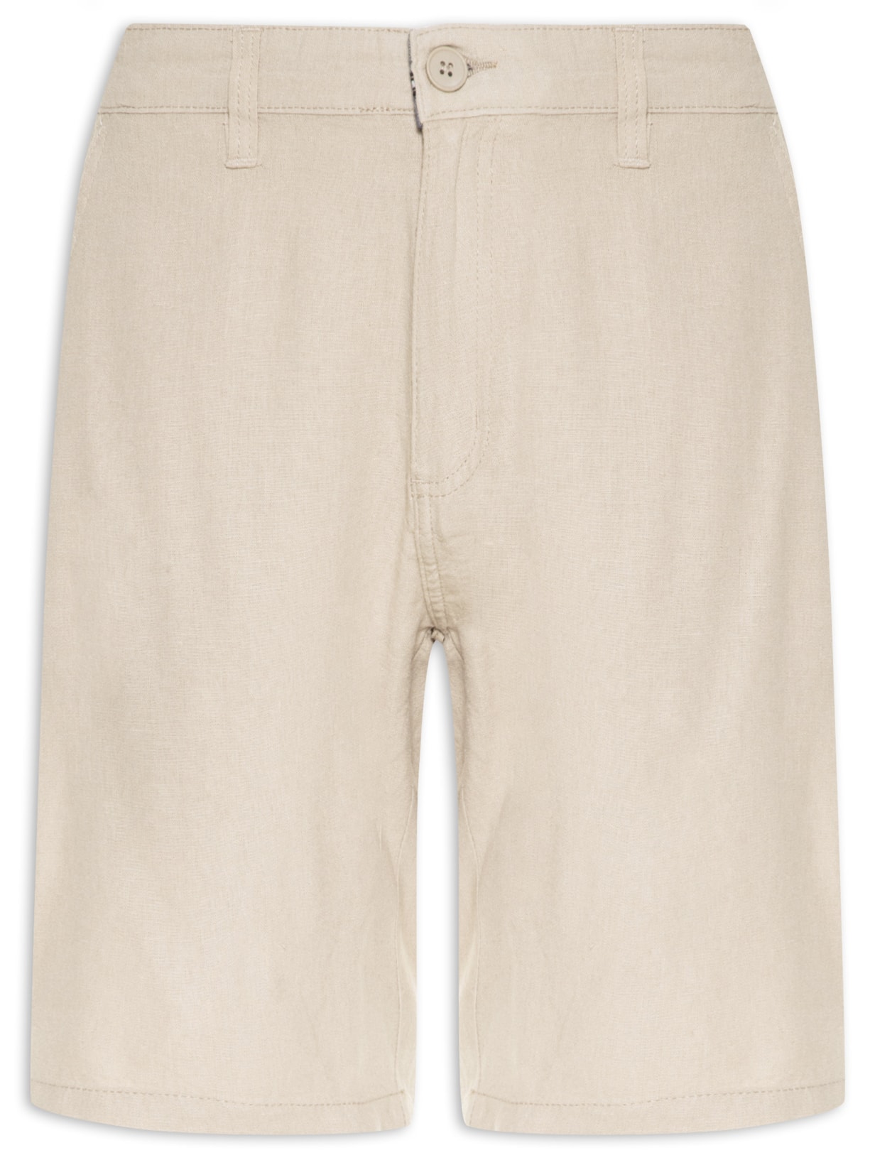 Bermuda Masculina Linho - Bege