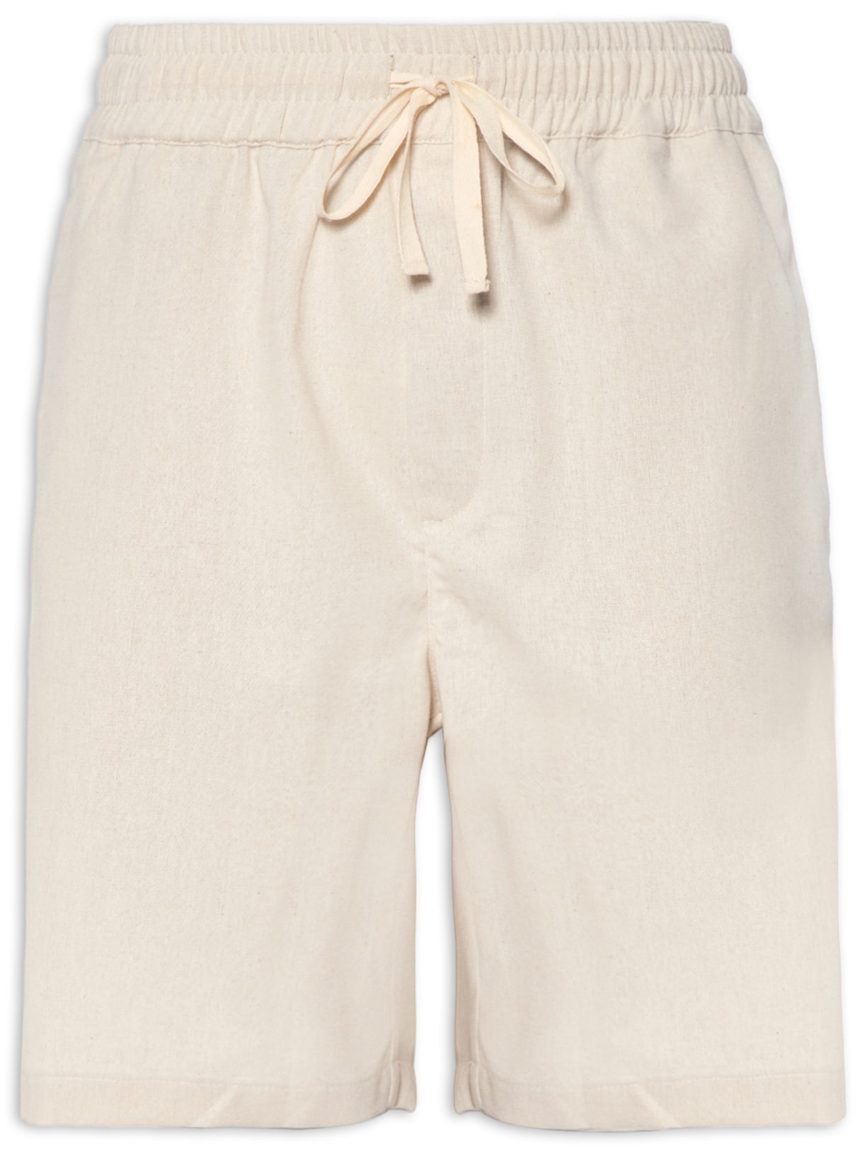 Bermuda Masculina Linho - Bege