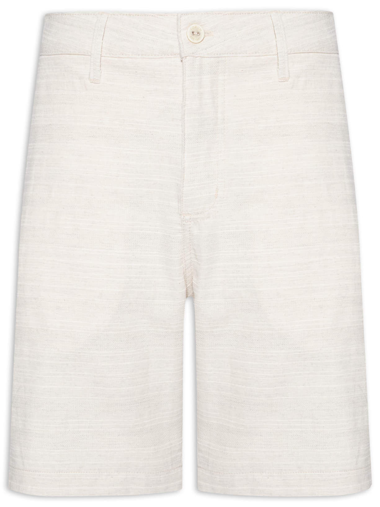 Bermuda Masculina Linho - Bege