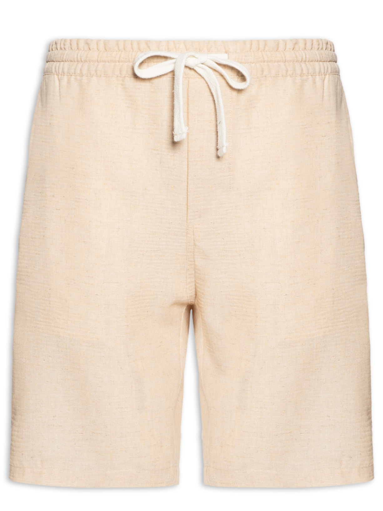 Bermuda Masculina Linho - Bege