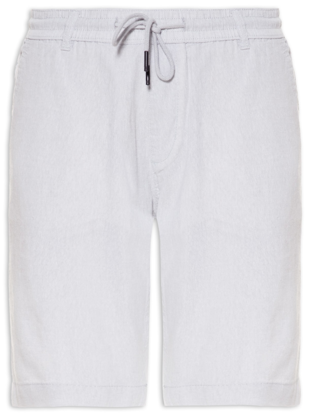 Bermuda Masculina Linho - Cinza
