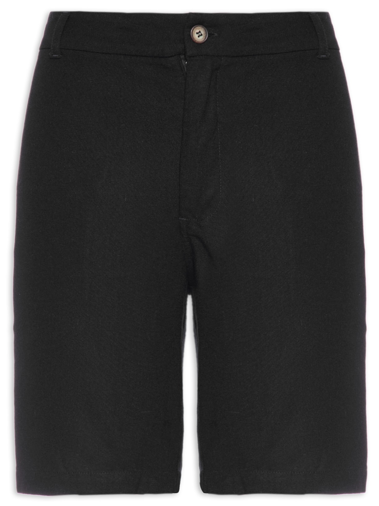 Bermuda Masculina Linho - Preto
