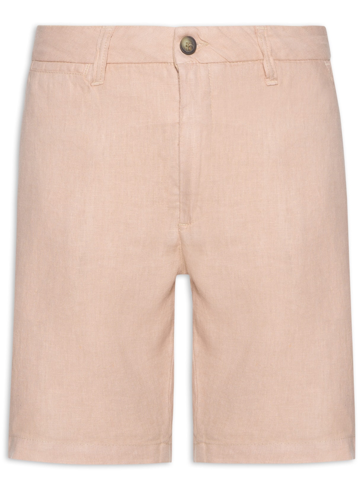 Bermuda Masculina Linho - Rosa