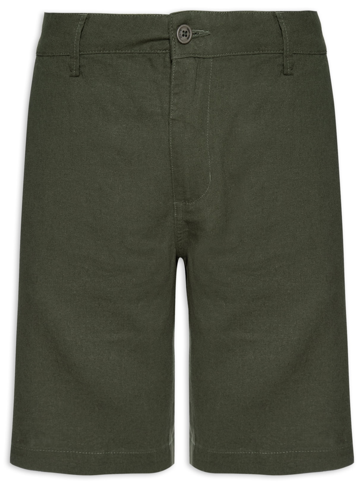 Bermuda Masculina Linho - Verde