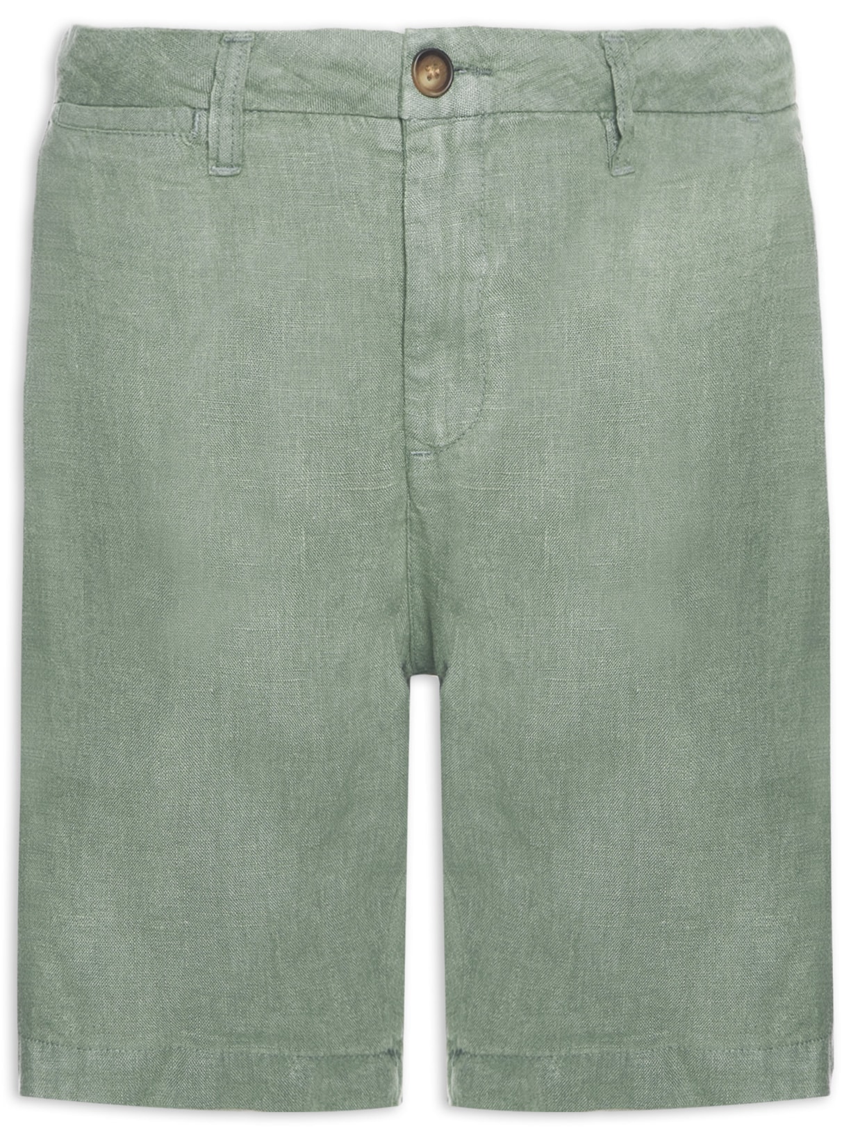 Bermuda Masculina Linho - Verde