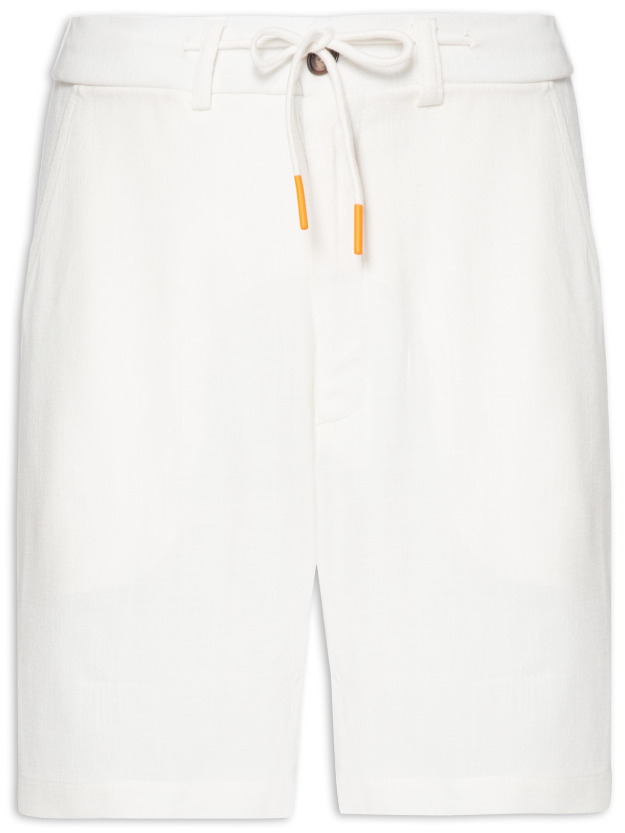 Bermuda Masculina Linho Viscose - Off White