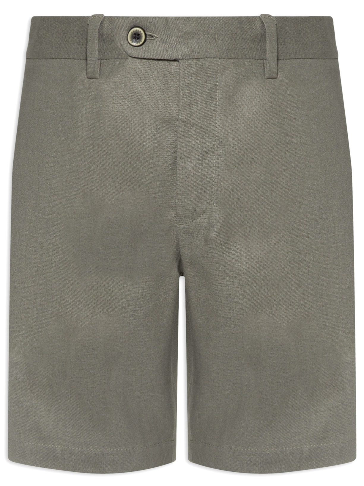 Bermuda Masculina Linho Washed - Verde