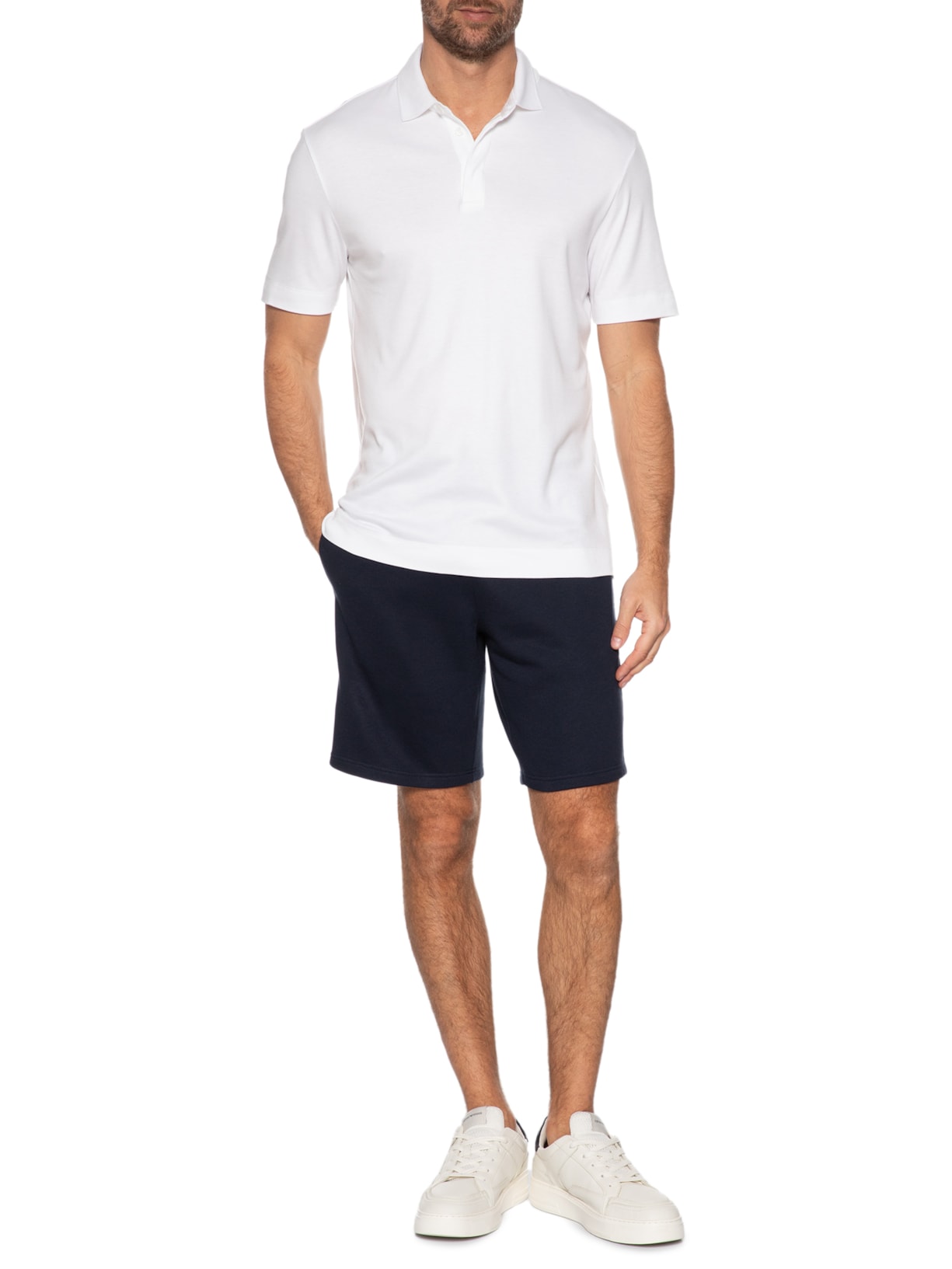 Bermuda Masculina Lisa Azul Emporio Armani Bodywear