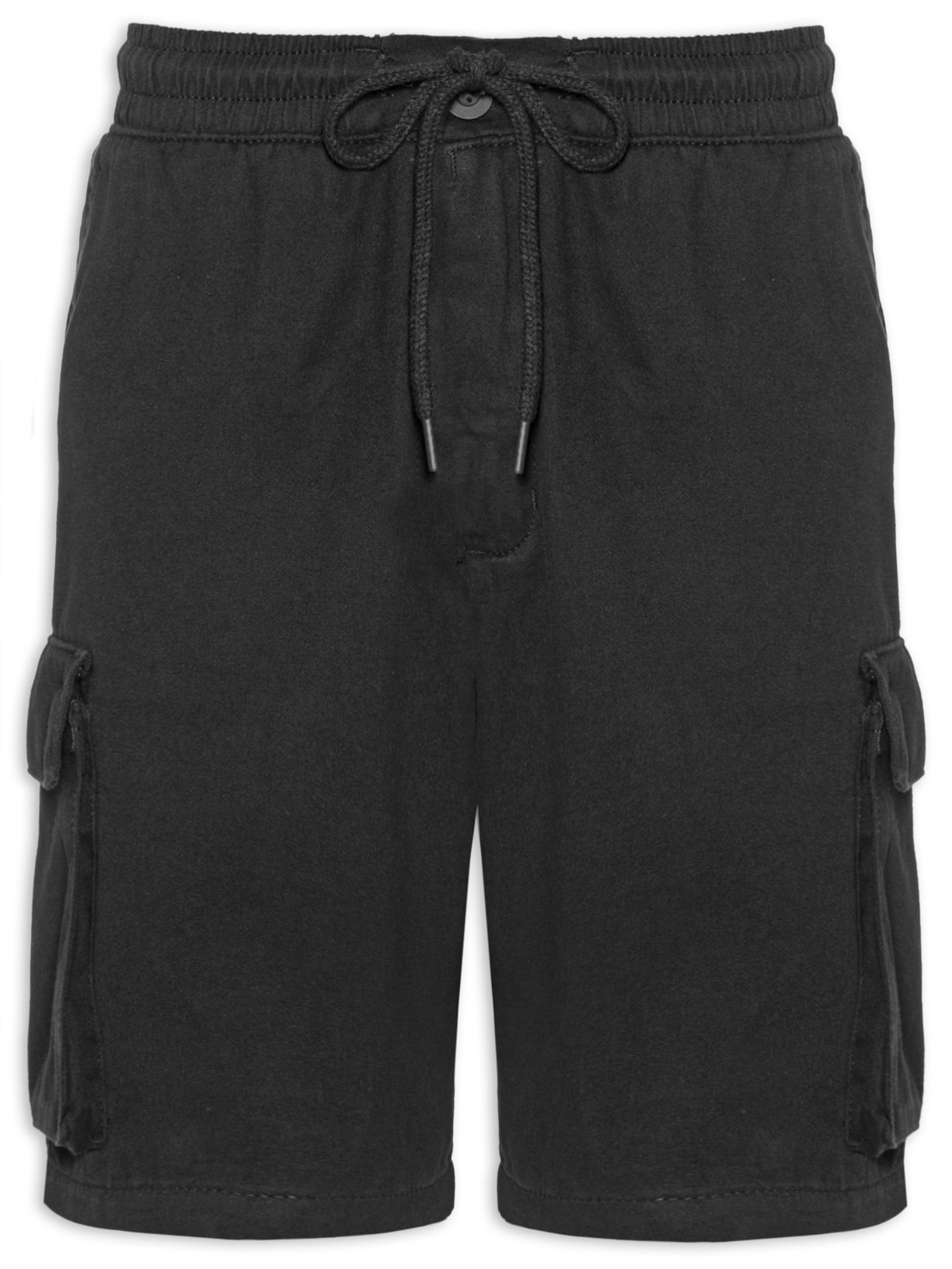 Bermuda Masculina Lisa - Preto