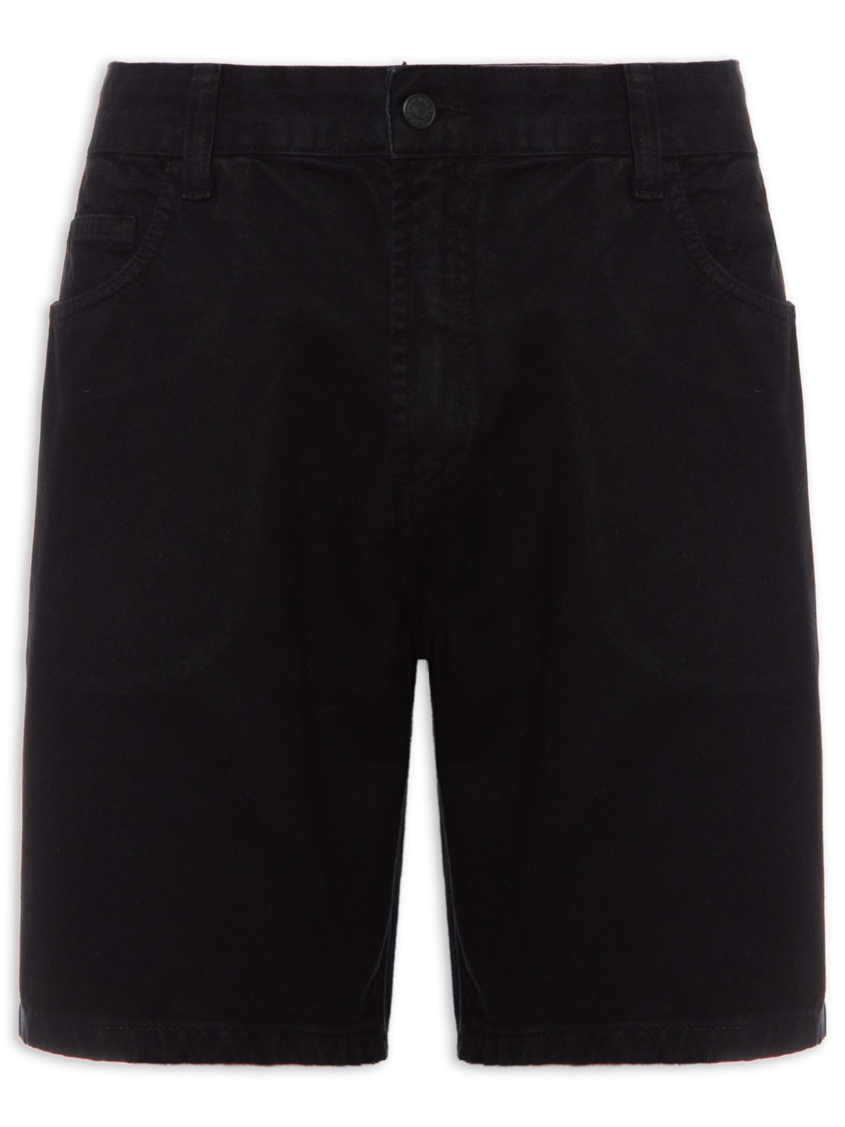 Bermuda Masculina Lisa - Preto