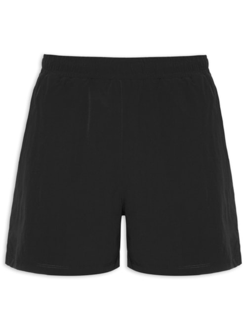 Bermuda Masculina Lisa - Preto