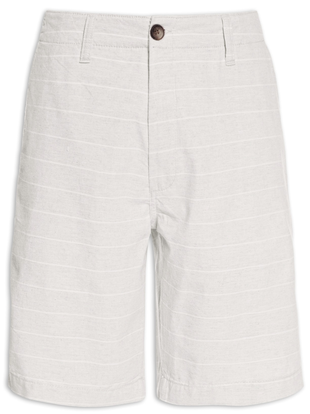 Bermuda Masculina Listra Fina - Cinza