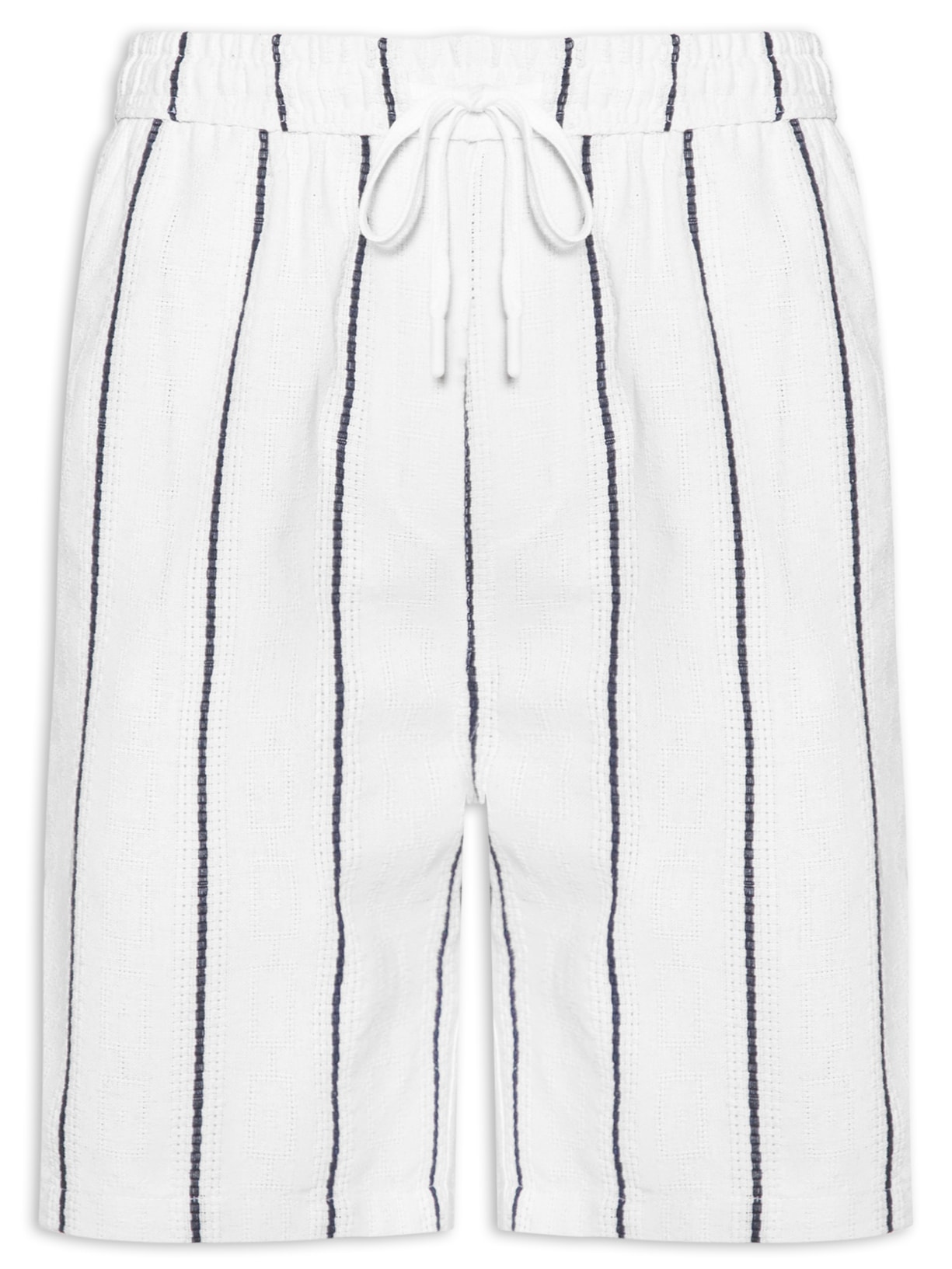 Bermuda Masculina Listrada Ocean Branco Basiq Men