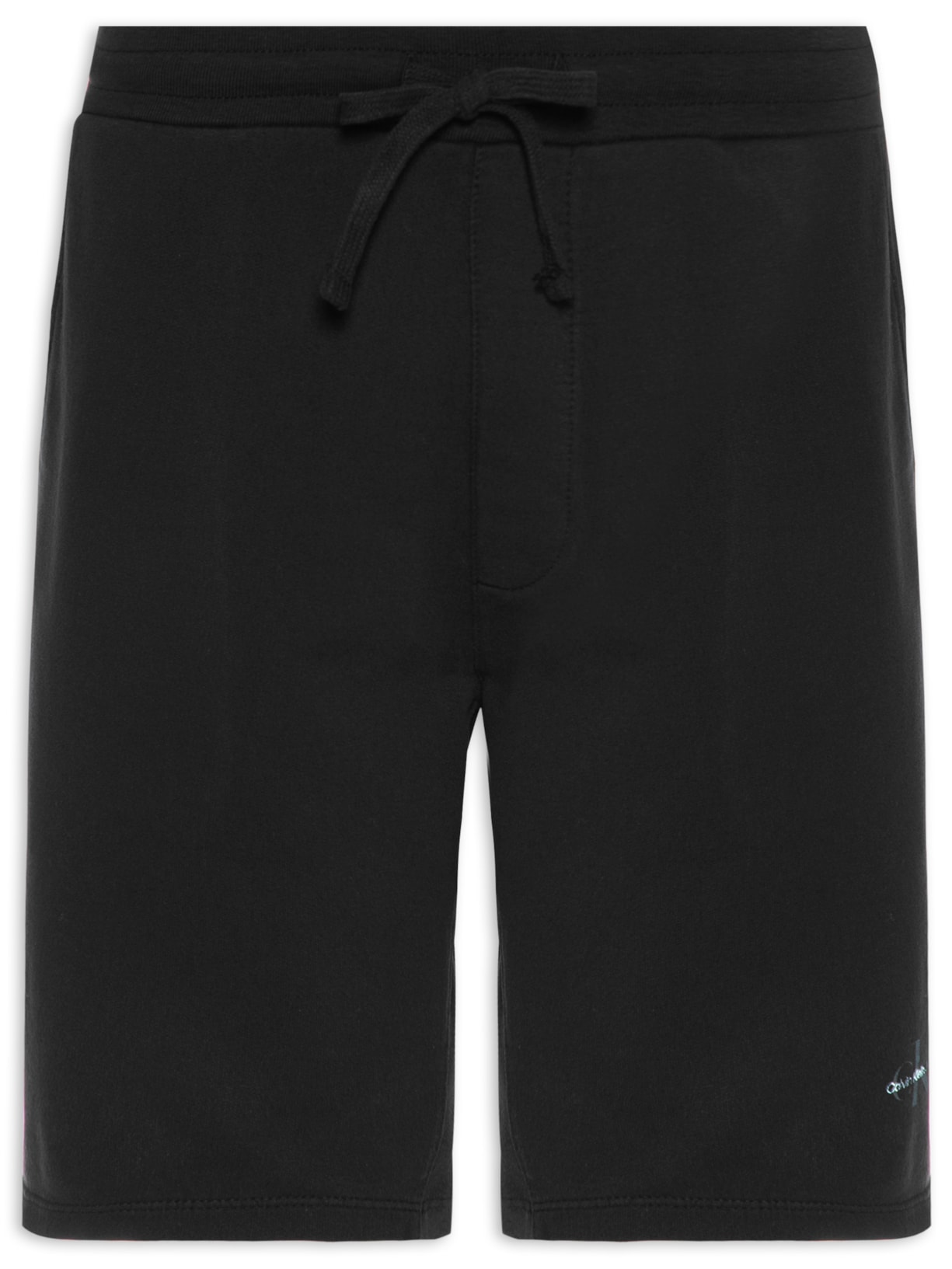 Bermuda Masculina Logo E Etiqueta - Preto