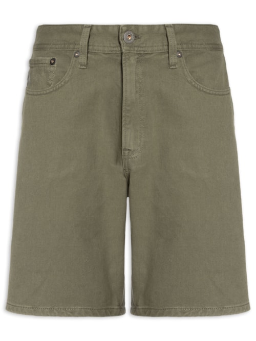 Bermuda Masculina Loose Fit 5 Pockets - Verde